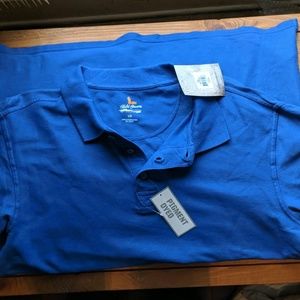 Men's brilliant blue polo
